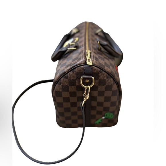 Louis Vuitton Speedy Bandouliere Bag Limited
Edition Patches Damier 30 - Picture 6 of 9
